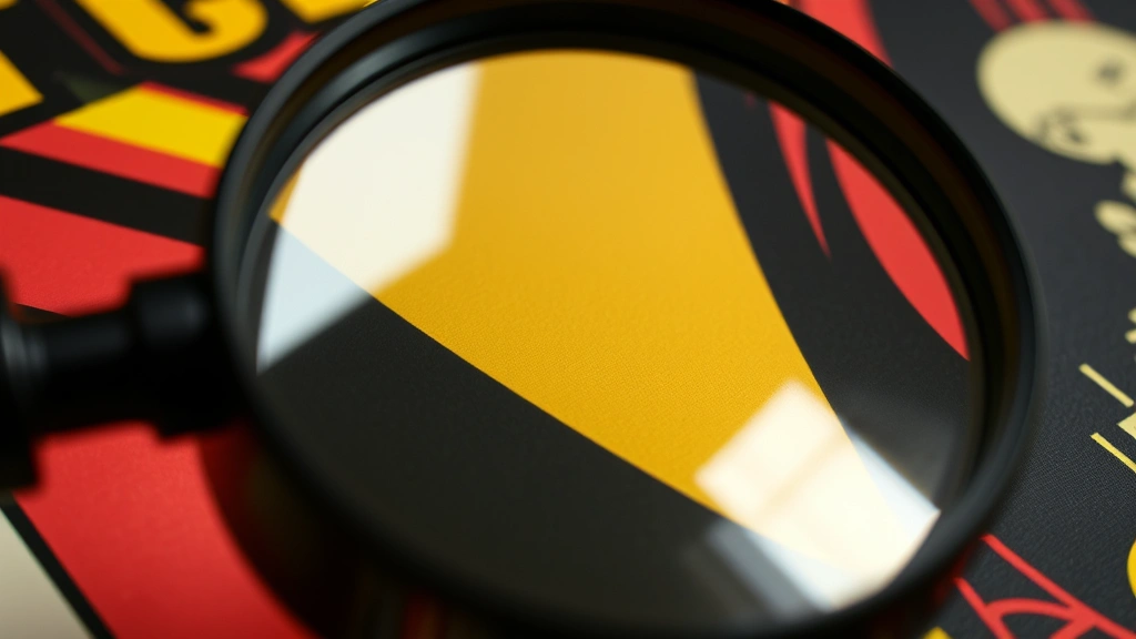 Close-up detail of vintage concert poster printing quality, showing paper texture, ink saturation, and color gradients under professional examination lighting, collector's magnifying glass nearby