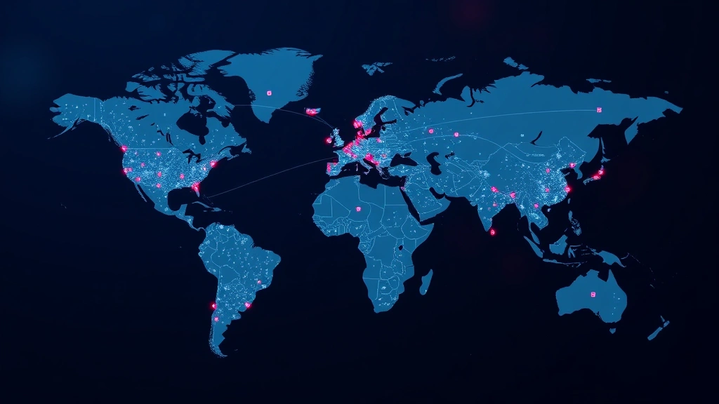 Global network map showing player distribution across North America, Europe, and Asia-Pacific regions, digital connectivity visualization, data nodes representing player populations, business intelligence presentation style, corporate analytics theme
